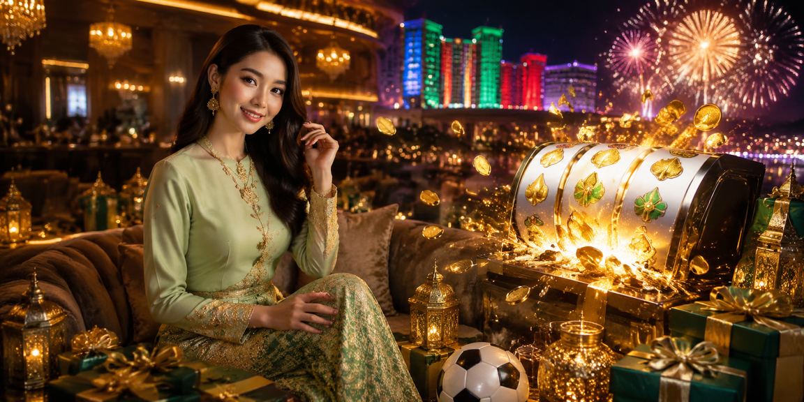 Permainan slot Hari Raya di Genting Highlands pada peranti mudah alih